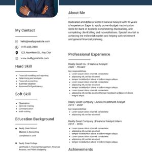 aron mutua resume template sample 1.webp